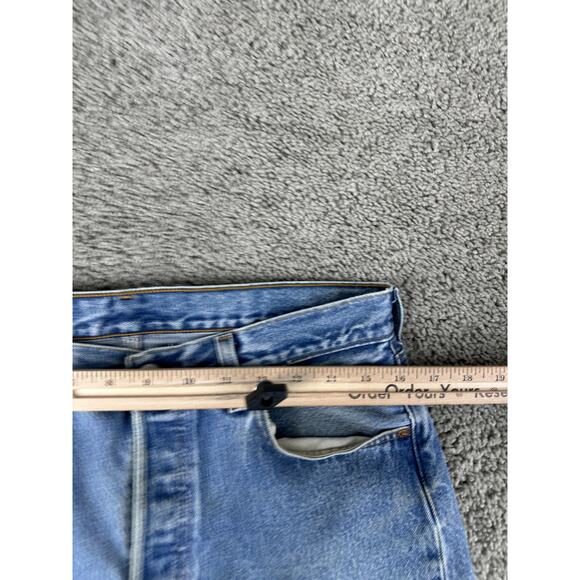 VTG Levis 501XX Jeans Mens 32x26 Straight Leg Button Fly Denim (34x34) 90s Y2K - Picture 7 of 16